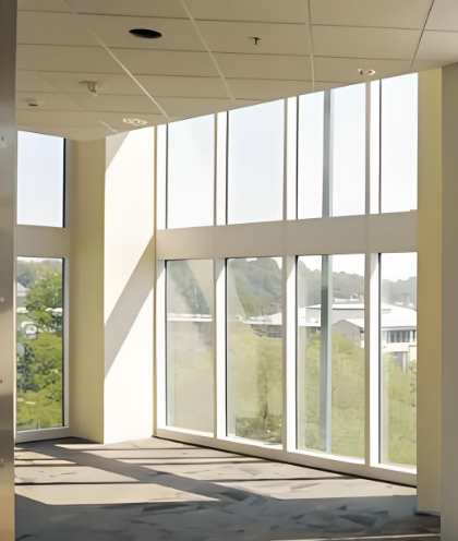 PRODISIÓN DEL ARRERPO ARMATADO CONSECTO DEL VIDRIO TRANSPARA Ventilado APRENDIDO DE ALIMBRA DE ALUMINUS DE ALUMINIO Ventana de pantalla integrada