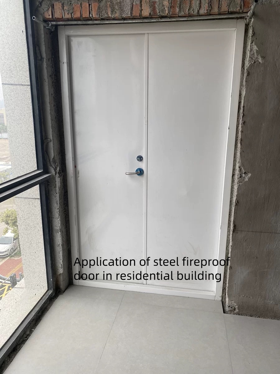 Puerta con calificación de fuego de acero