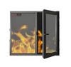 Escape PVC Sistema de protección contra incendios de acero Ventanas de vidrio resistentes al fuego deslizante de acero