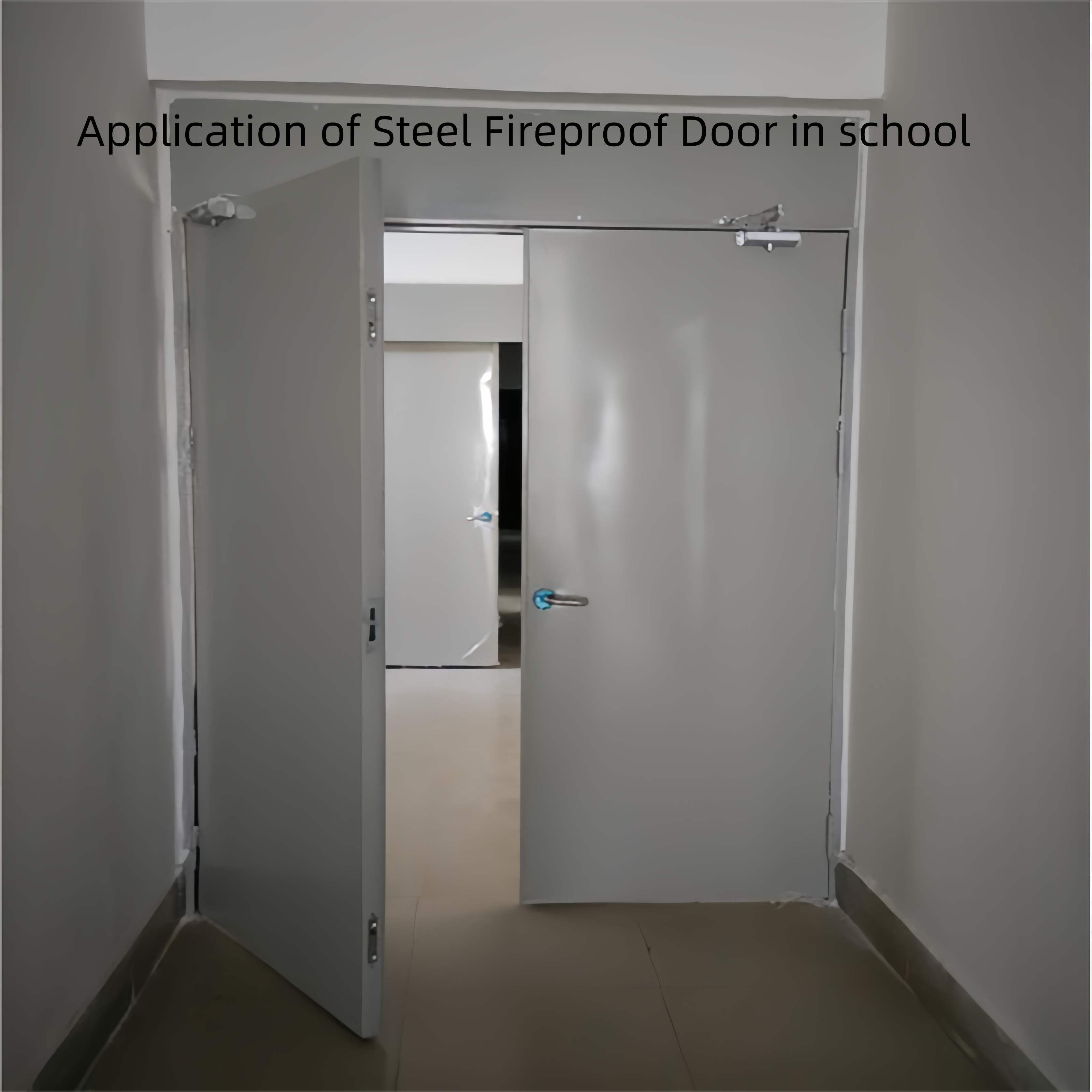Puerta con calificación de fuego de acero