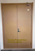 Puerta de fuego de madera de alta calidad
