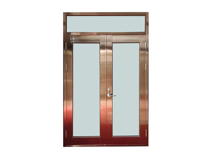 Puerta de vidrio de fuego